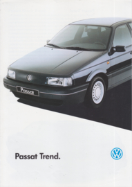 Passat/Passat Variant Trend brochure, 4 pages,  A4-size, French language, 3/1993