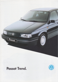 Passat/Passat Variant Trend brochure, 4 pages,  A4-size, French language, 3/1993