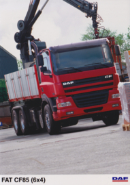 Daf CF 85 (6x4) truck, press photo, Dutch, c2001