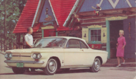 Corvair Monza Club Coupe, US postcard, standard size, 1964, # 13