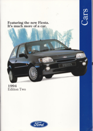 Cars UK all model brochure, 134 pages, 05/1994, English language