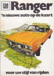 GM Ranger Sedan & Coupe (with GTS), 8 pages, Dutch, 1971