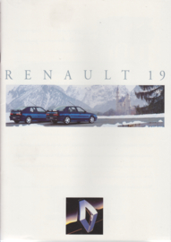19 Hatchback & Sedan brochure, 36 pages, 1993, Dutch language
