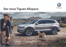 Tiguan Allspace brochure, A4-size, 16 pages, 10/2017, German language