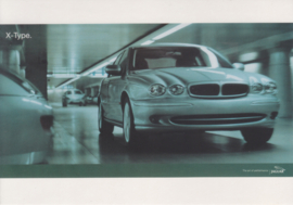 X-Type Sedan,  large postcard, 16 x 11 cm, c1999