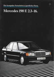 190E 2.3-16 brochure,  28 pages, 11/1984, German language
