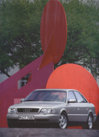 Audi A6/S6 press kit with  diskette, photo's & sheets, Germany, 6/1994