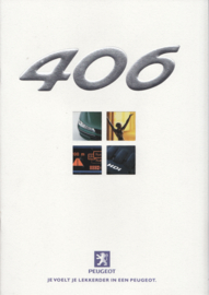406 Sedan brochure, 28 pages, A4-size, 04/1999, Dutch language