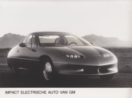 GM Impact concept car, press photo, Dutch, 1990