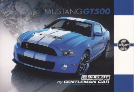 Mustang Shelby GT500 postcard,  English language, Belgian issue, about 2014