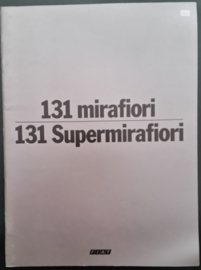 131 mirafiori/Supermirafiori brochure, 32 large pages (A4+), # 2.0365, Dutch language