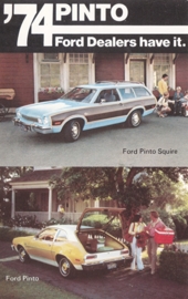 Pinto & Pinto Squire, US postcard, standard size, 1974