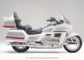 Honda GL 1500 SE Goldwing Special Edition postcard, 18 x 13 cm, no text on reverse, about 1994