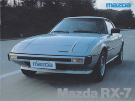 RX-7 rotary brochure, 12 pages, 03/1979, French language
