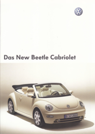 New Beetle Cabriolet brochure, A4-size, 24 pages, German language, 09/2002