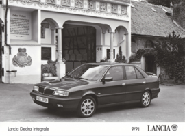 Lancia Dedra integrale - factory photo - 09/1991