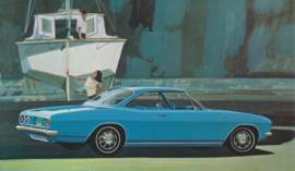 Monza Sport Coupe, US postcard, standard size, 1967