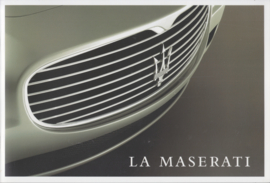 La Maserati all model brochure, 28 pages, German language, 2004