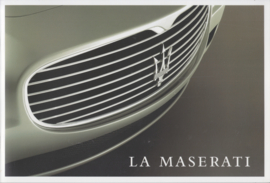 La Maserati all model brochure, 28 pages, German language, 2004 *