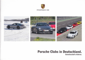 Porsche Clubs in Germany brochure, 12 pages, 09/2015, German