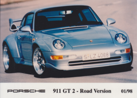 911 GT2 road version, press photo, German, 1/1998