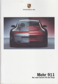 911 Carrera 4S & Targa (996) brochure, 40 pages, 11/2001, German %