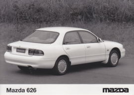 Mazda 626 4-Door Sedan, press photo, Belgium, 1992