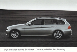 3-series Touring (325i), large size postcard, 18 x 12,5 cm, German