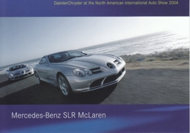 Mercedes-Benz SLR McLaren, A6-size postcard, NAIAS 2004