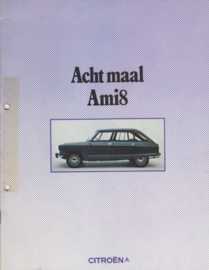 Ami 8 brochure, 16 pages, 9/1971, Dutch language