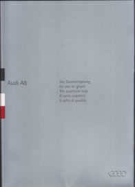 A8 Sedan/quattro double brochure, 88 + 26 pages, 03/1994, Dutch language