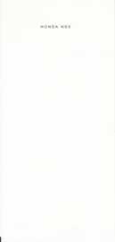 NSX/NSX-T pricelist folder, 4 pages, small size, 05/1995, German language