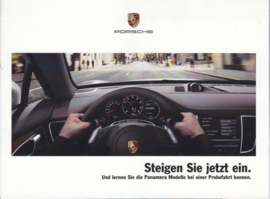 Panamera test drive brochure, 12 pages, 05/2011, German language