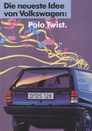 Polo Twist brochure, A4-size, 4 pages, German language,  about 1987