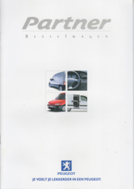 Partner Vans brochure, 16 pages, A4-size, 9/1999, Dutch language