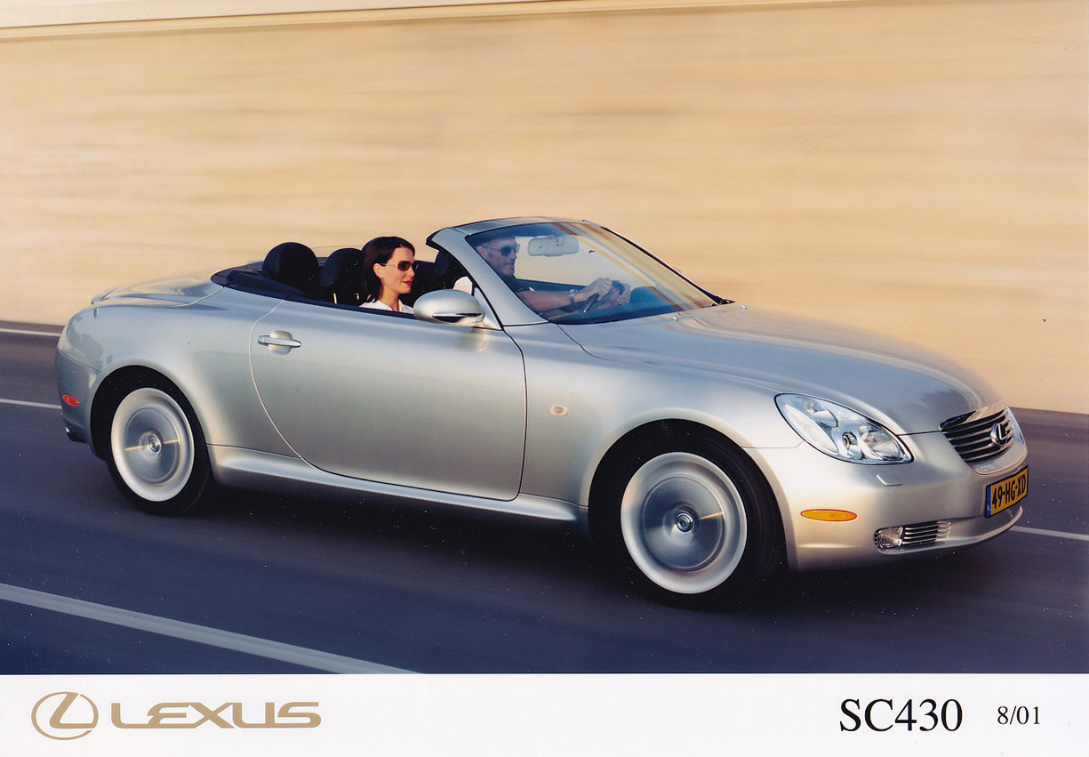 Lexus SC430 Convertible - press photo - 8/2001 - Netherlands