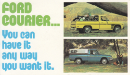 Courier Pick-up, US postcard, standard size+, 1975