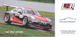 911 Carrera Cup with driver Wolf Nathan, oblong postcard, issued about 2016