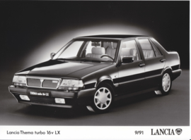 Lancia Thema turbo 16v LX - factory photo - 09/1991