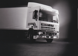 Daf 95 Space Cab heavy duty truck, press photo, Dutch, c1989