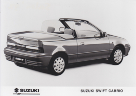 Suzuki Swift Cabrio, press photo, Belgium, 1/1992