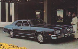 Montego MX Brougham 4-Door Sedan, US postcard, standard size, 1976