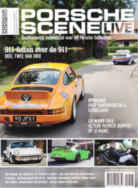 Porsche Scene Live, A4-size, 84 pages, issue 8, 08/2013, Dutch language