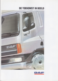 DAF all model program brochure, 12 pages, A4-size, c1993, Dutch