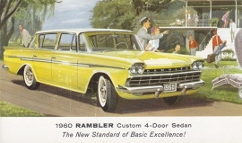 Custom 4-Door Sedan, US postcard, standard size, 1960, # AM-60-8037F