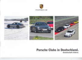 Porsche Clubs brochure, 12 pages, 09/2015, German