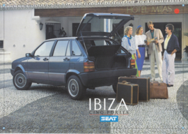 Ibiza 5-Door brochure, 8 pages, French language, 1987