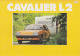Cavalier Sedan L2, 6 pages, Dutch language, about 1979