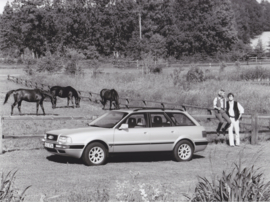 Audi 80 Avant/quattro/S2 press kit with  photo's & sheets, Germany, 9/1994