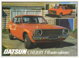 Cherry FII auto saloon leaflet, 2 pages, UK, English language, 1978